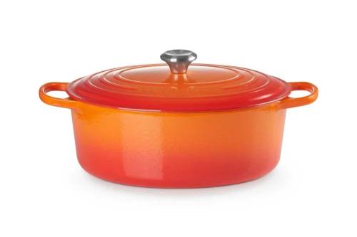 LE CREUSET SIGNATURE 7,5 L OVAL LARANJA