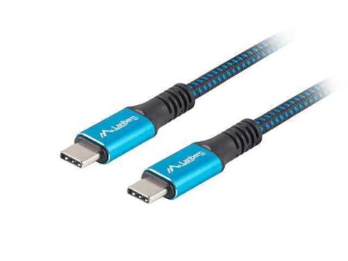 Cable Usb-C 4.0 Lanberg Macho/Macho 0.5m 100w 8k .