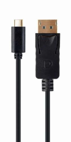 Gembird A-Cm-Dpm-01 Usb-C To Displayport-Male Adapter 4k 60 Hz 2m Black