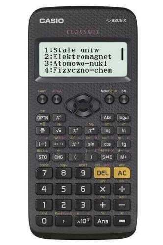 Casio Calculator Scientific Fx 82cex Black 12-Digit Display