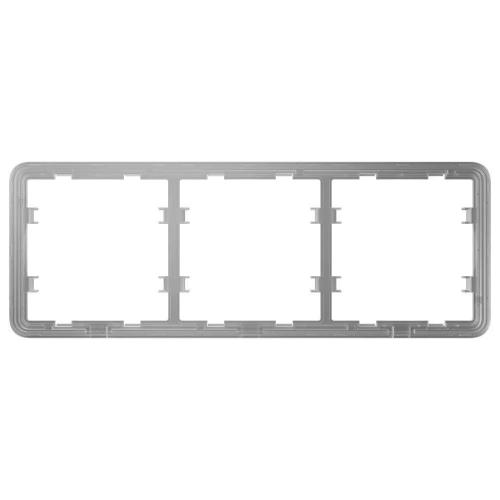 Marco para Tres Interruptores - Compatible Con 2 X Aj-Sidebutton - Compatible Con 1 X Aj-Centerbutto