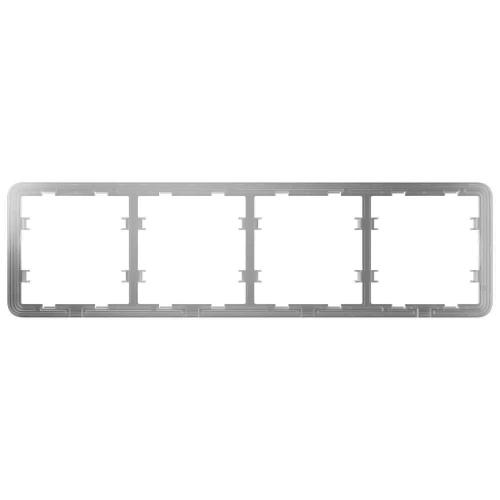 Marco para Cuatro Interruptores - Compatible Con 2 X Aj-Sidebutton - Compatible Con 2 X Aj-Centerbut
