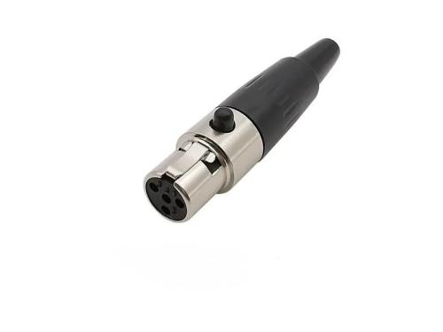 Adaptador Jack Para Mini Xlr 4 Pinos