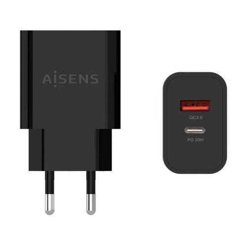 Cargador de Pared Aisens A110-0682/ 1xusb Tipo-C/.