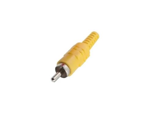 Ficha RCA macho amarelo