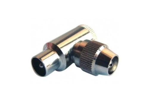 Ficha Rf Macho Metal 90
