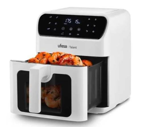 Ufesa Air Fryer Talent White 6.5l 1500w Vtna Bca Light