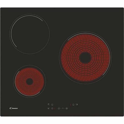 Vitroceramic Hob 3 Zones 5500w Ch63cc/4u2 (Black) - Candy