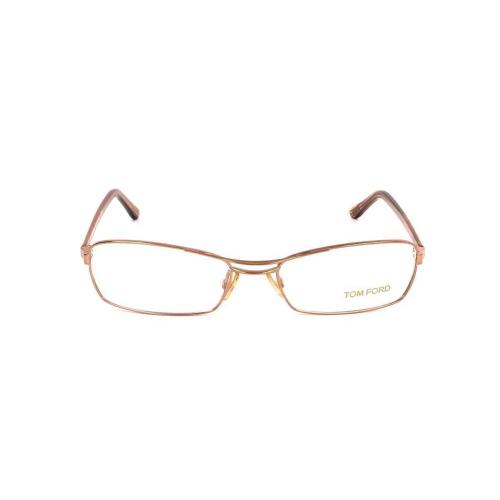 Armação de Óculos Feminino Tom Ford Ft5024-268-54 Dourado Castanho