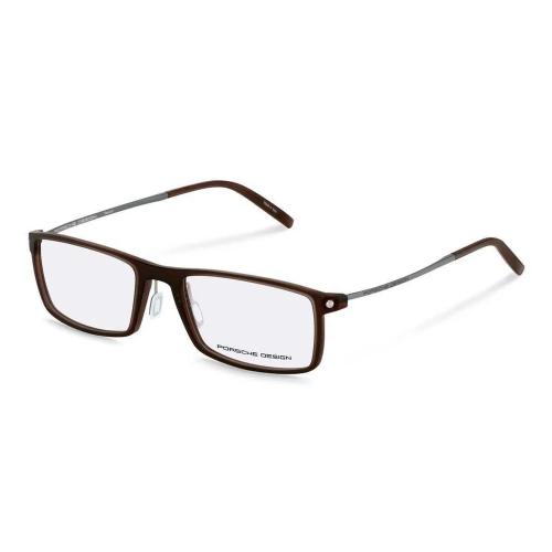 Armação de Óculos Homem Porsche Design P8384-D-55 Ø 55 Mm Castanho
