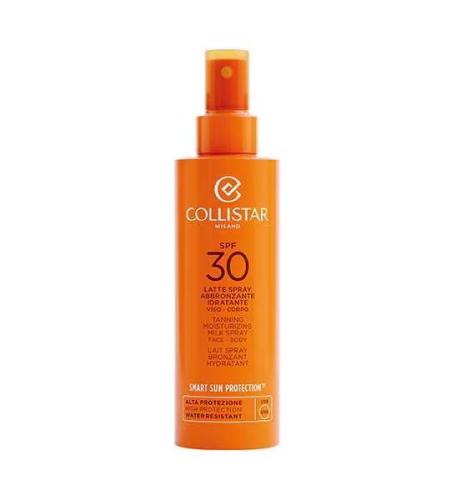 COLLISTAR TANNING MOISTURIZING MILK SPRAY SPF30 L.