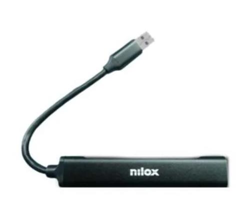 Hub Usb "4-Em-1" 1x Usb 3.0 + 3x Usb 2.0 - Nilox