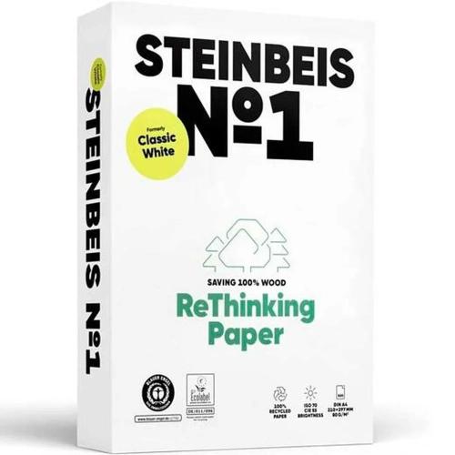Papel para Imprimir Steinbeis Branco Din A4 (5 Un.