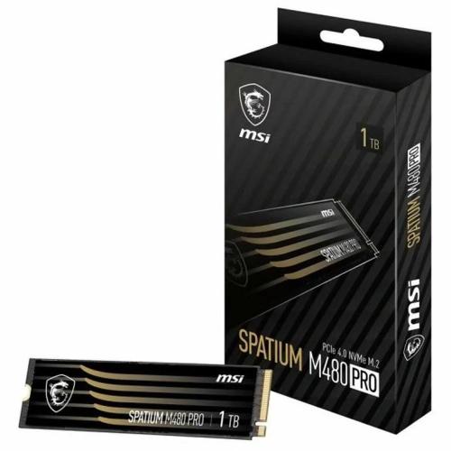 Ssd M.2 2280 Msi Spatium M480 Pro 1tb 3d Nand Nvme Pcie 4.0 Gen 4.0x4