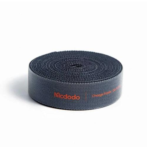 Fita de Velcro Organizador de Cabos 1m (Preto)