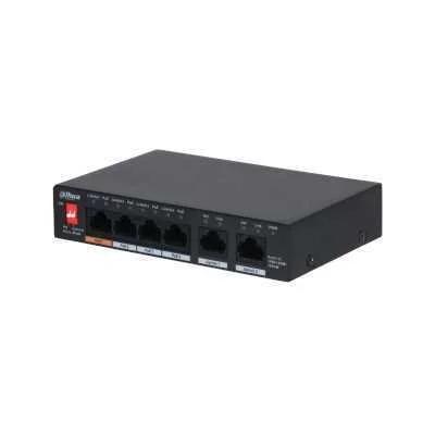 Dahua Poe Switch Pfs3006-4gt-60-V2 Unmanaged