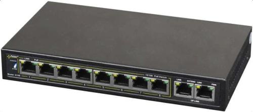 Pulsar S108 Network Switch Fast Ethernet (10/100) Power Over Ethernet (Poe) Black
