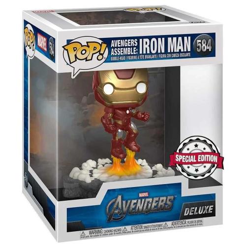 Figura Pop Marvel Avengers Iron Man Assemble Excl.
