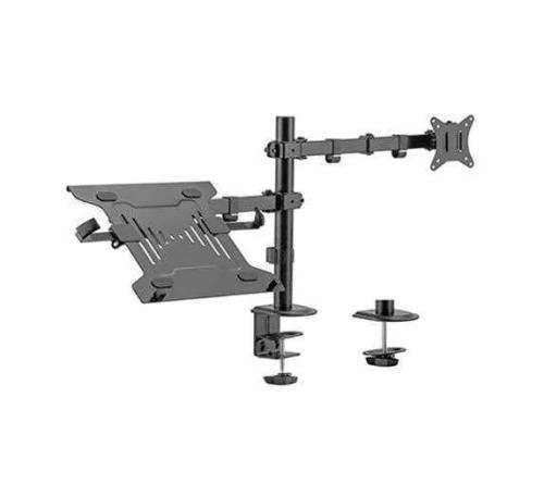 Gembird Ma-Da-03 Adjustable Desk Mount With Monitor Arm And Notebook Tray (Rotate Tilt Swivel) 17