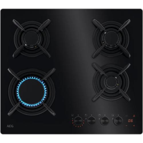 AEG HKB64453NB PRETO EMBUTIDO 59 CM GÁS 4 ZONA(S)
