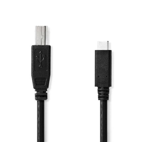 Cable Usb Usb 2.0 Usb Type-C Macho Usb-B Mach.