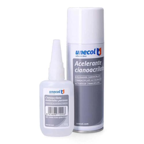 Kit Acelerante + Ciano M. Porosos, Emb. 50g + Spr.