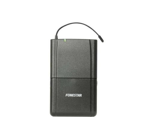 Microfone Sem Fios Uhf Portátil para Ampliação de Ash-1200. Uhf 655-679 Mhz 16 Canais.