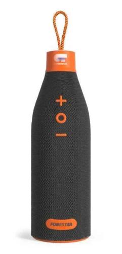 Coluna Portátil Sem Fios. 3 W Rms. Autonomia 6 H. Preto e Laranja.