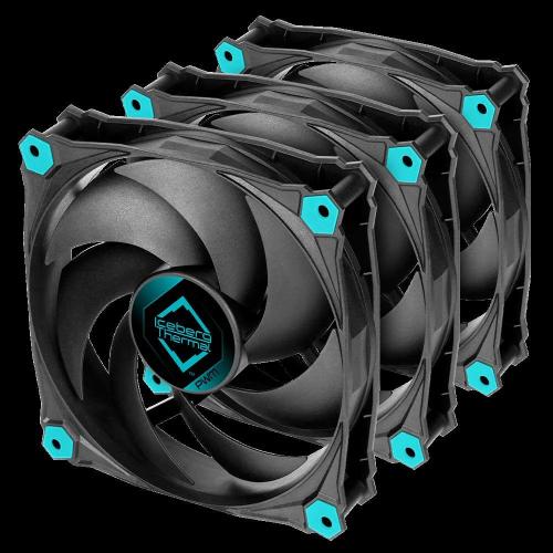Iceberg Thermal Icegale Silent Pwm-120mm Black (3er Pack)*