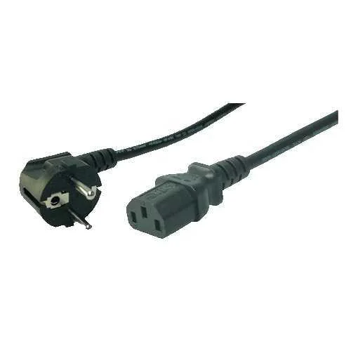 Logilink Power Cord, Cee7/7-C13, Black, 3,00m