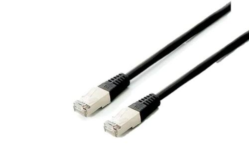 Equip Patchkabel Cat6a  S/Ftp 2xrj45  1.00m Schwarzplat.Lszh Polybeutel