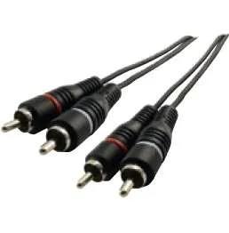 Schwaiger Cik5450 Cabo de &Aacute;udio 5 M 2 X Rca Preto