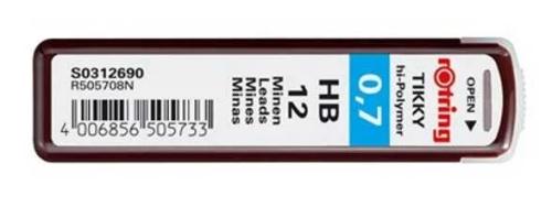 ROTRING POLYMER LEADS RECARGA DE MINAS HB