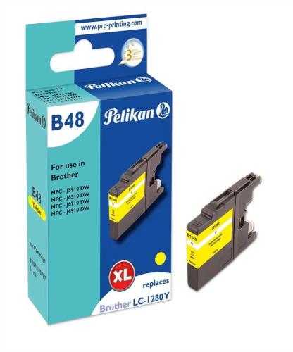 Pelikan Patrone Brother B48 Lc1280xl Ye Yellow Remanufactured