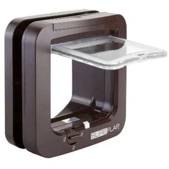 Surefeed Mikrochip Katzenklappe Braun
