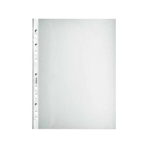 Herlitz Prospekthülle A4 Genarbt Premium 100er Packung