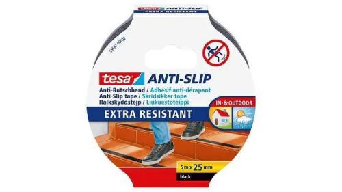 Tesa Anti-Rutschband 5m 25mm Schwarz