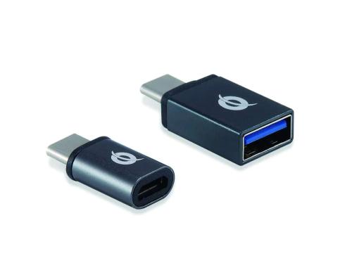 Conceptronic Adapter Usb-C -> Usb3.0+Micro Usb 2er-Pack Gr