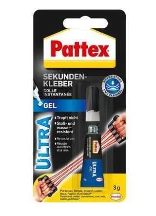Pattex Sekundenalleskleber Ultra Gel Wa98, Tube Mit 3g