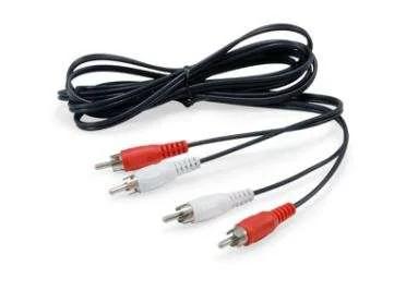 Equip 147094 Cabo de Áudio 2,5 M 2 X Rca Preto