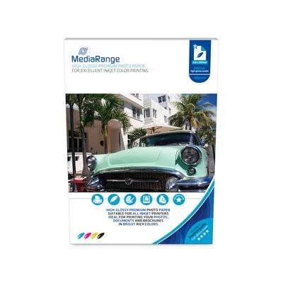MEDIARANGE MRINK117 PAPEL FOTOGRÁFICO A4 BRANCO A.