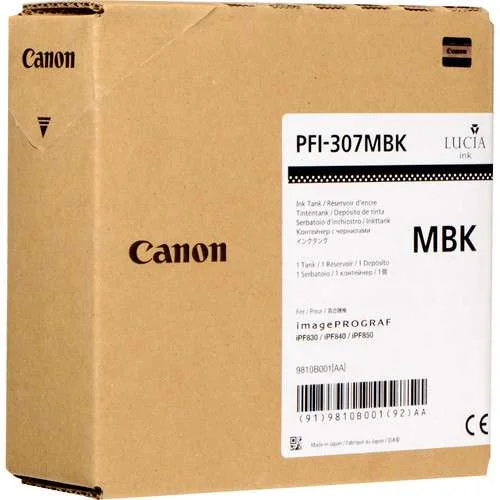 Canon Pfi-307mbk Tinteiro Original Preto