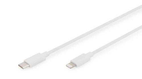 Digitus Usb Kabel Usb-C St. -> Lightning St., Mfi 2m Weiß
