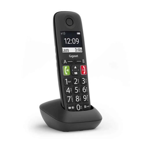Telefone Digital s/ Fios Rede Fixa E290HX Preto -.