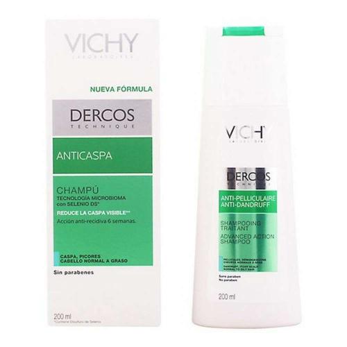 Champô Anticaspa Dercos Vichy Cabelos Oleosos (200 Ml)