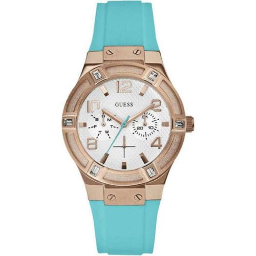 Guess Relógio Jet Setter Azul/Rosa Dourado/Branco.