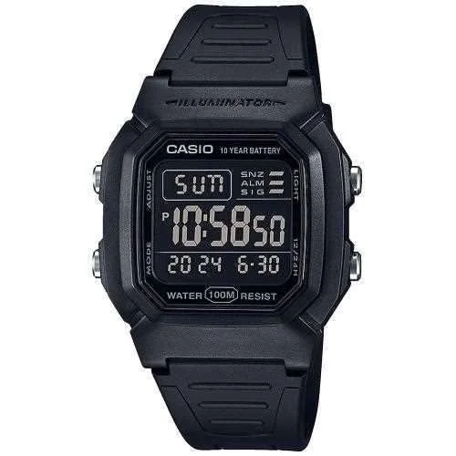 Casio Relógio W-800h-1bves Preto
