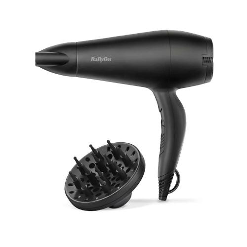 Secador 2000w com Difusor Preto Smooth D215de Babyliss