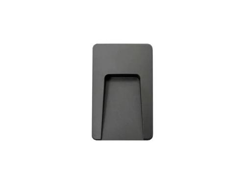 Aplique LED de Muro 3w 3000k Quadrangular Antracite