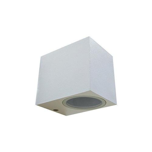 Aplique de Parede Retangular para 1x Lâmpadas Gu10 Branco